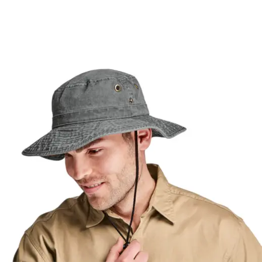 Washed Cotton Outdoor Hat Model